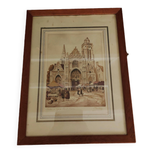 Aquarelle Senlis première