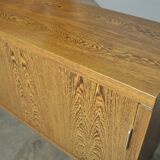 Modern DUTCH DESIGN vintage sideboard with Wenge finish, 1980s