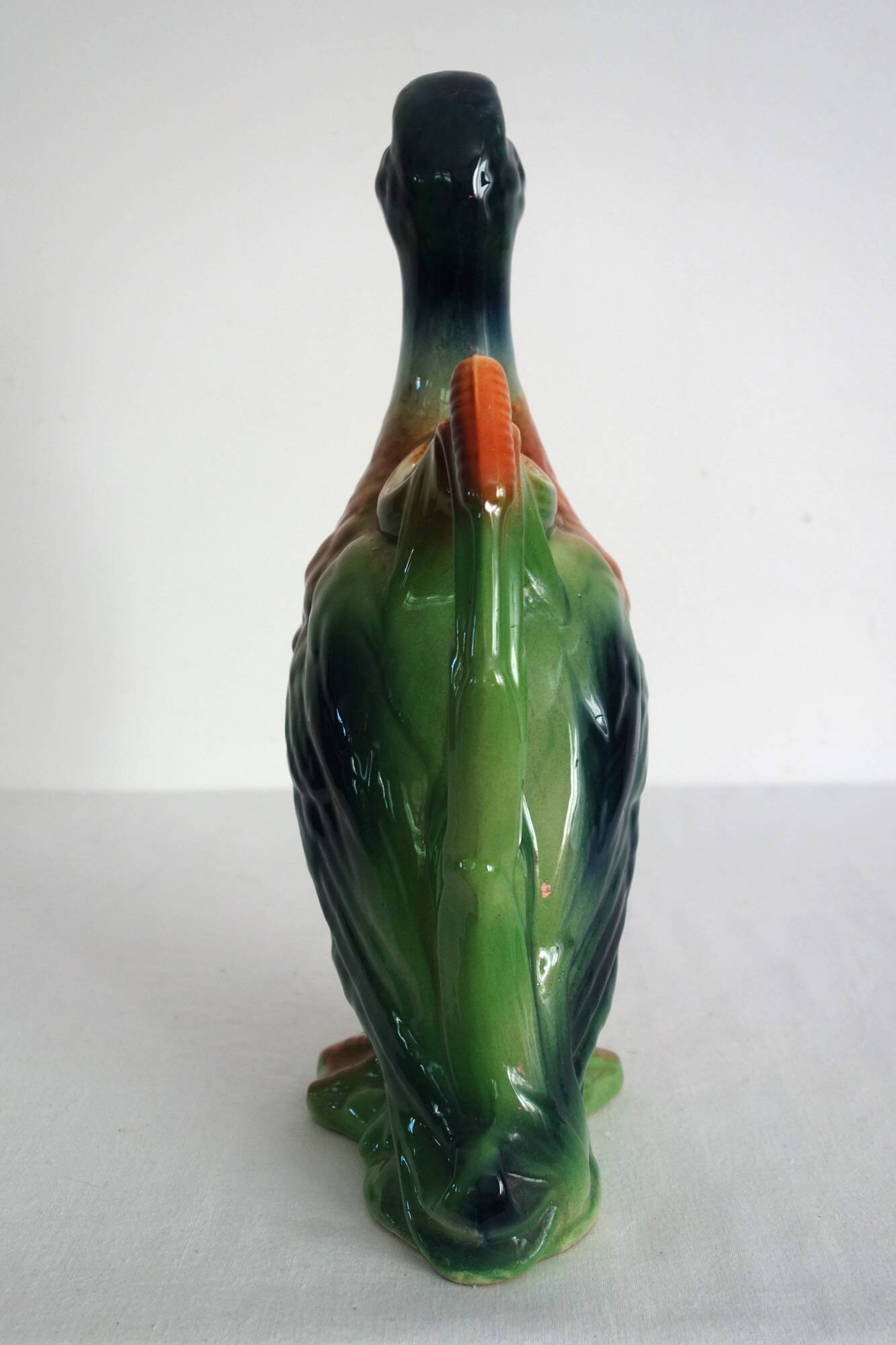 Ancien Pichet Barbotine Canard Saint Clément