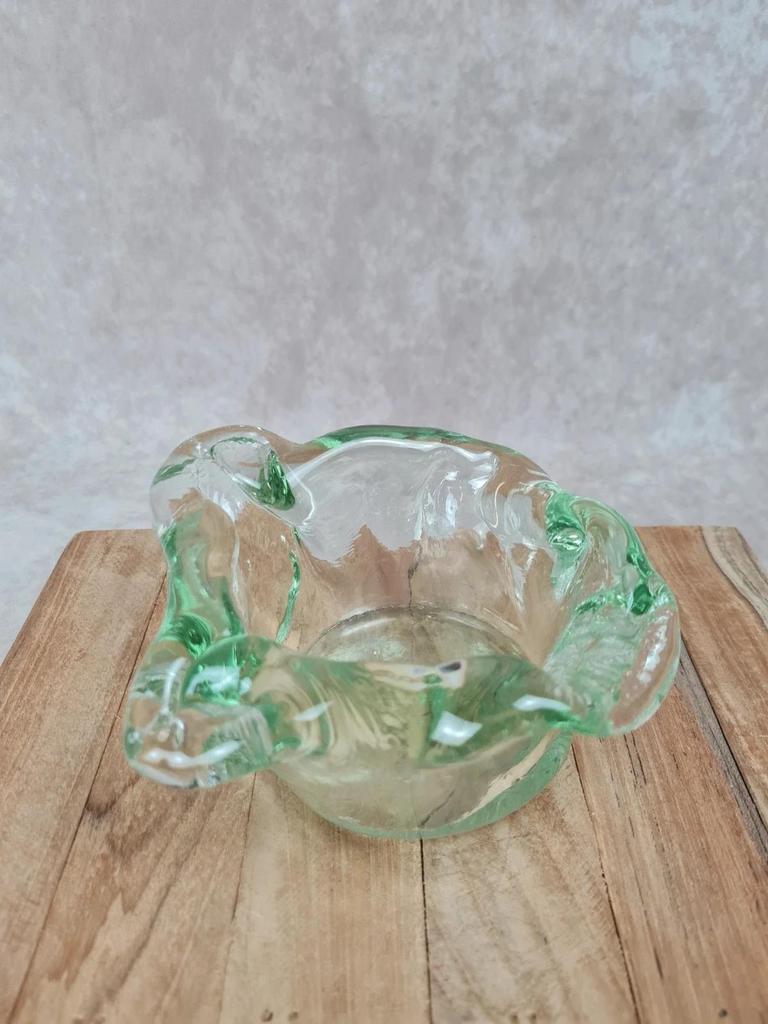 Vintage glass ashtray or catchall.