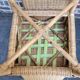 4 dining chairs in natural rattan and woven wicker