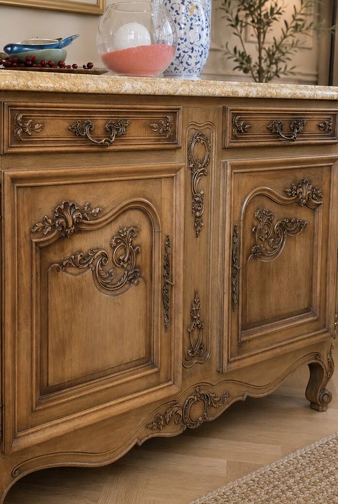 enfilade regency over brocatelle