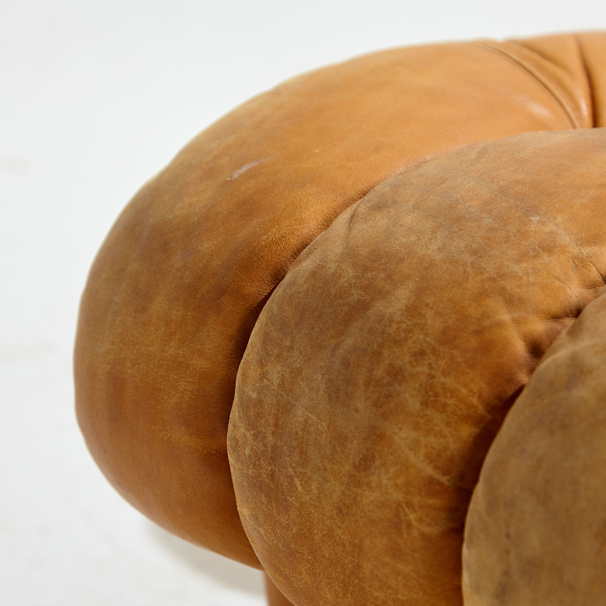 Modular leather sofa set