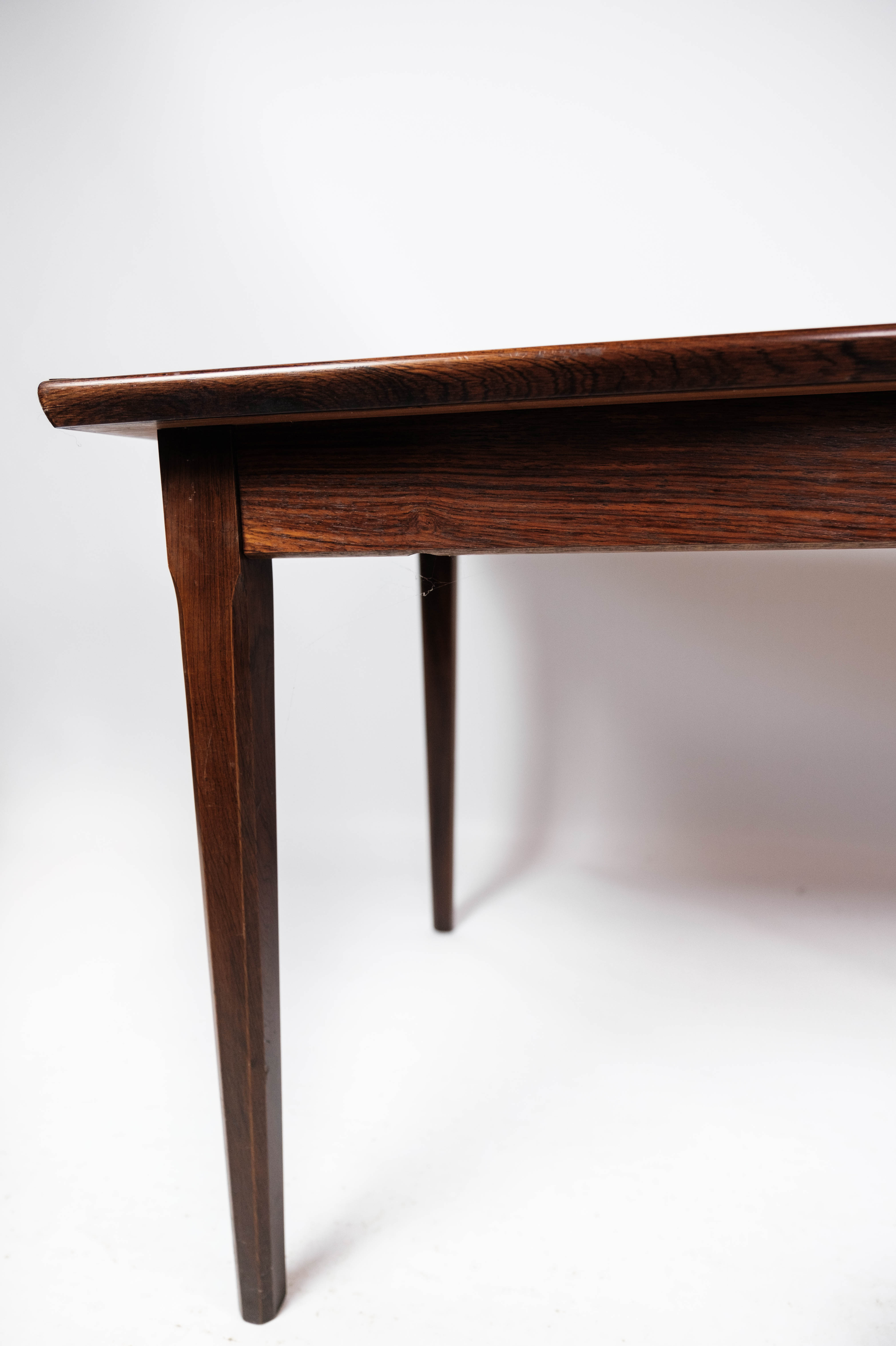 Coffee table in rosewood and black slate of Danish design, 1960s