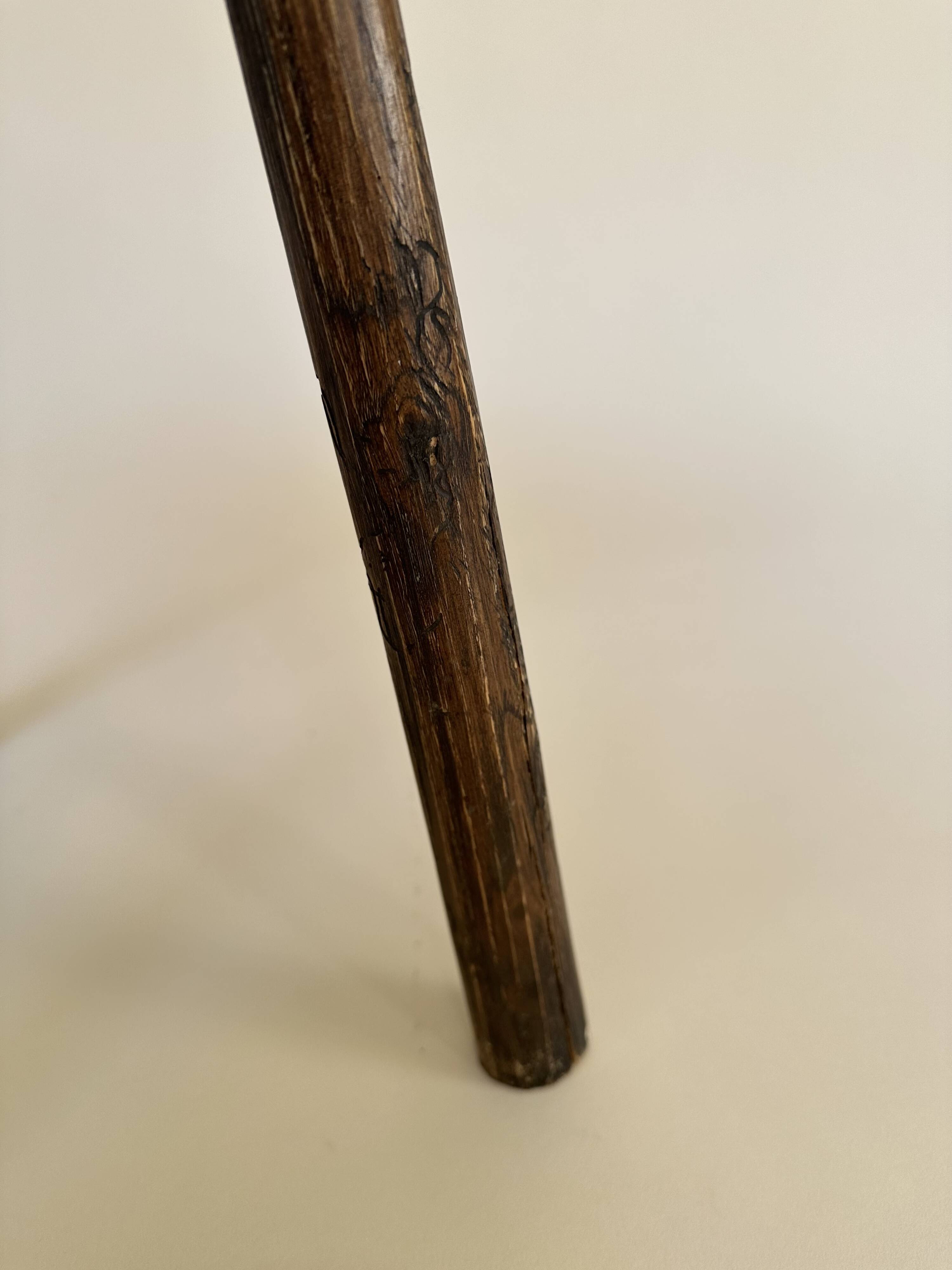 Tripod stool, late 19th century