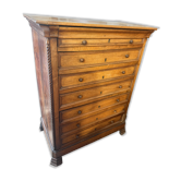 Louis-Philippe chest of drawers in cherry wood - 7 drawers - Circa 1840-1860