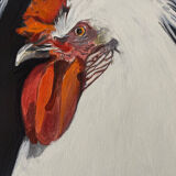 Coq - contemporary oil painting on canvas