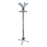 Vintage chrome coat rack parrot design from the 70s and 80s.