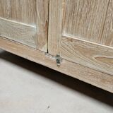 Natural Burmese teak sideboard