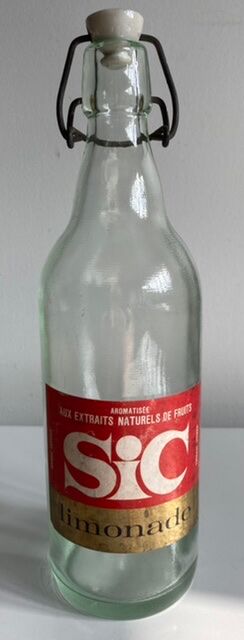 Old bottle of lemonade "SIC"