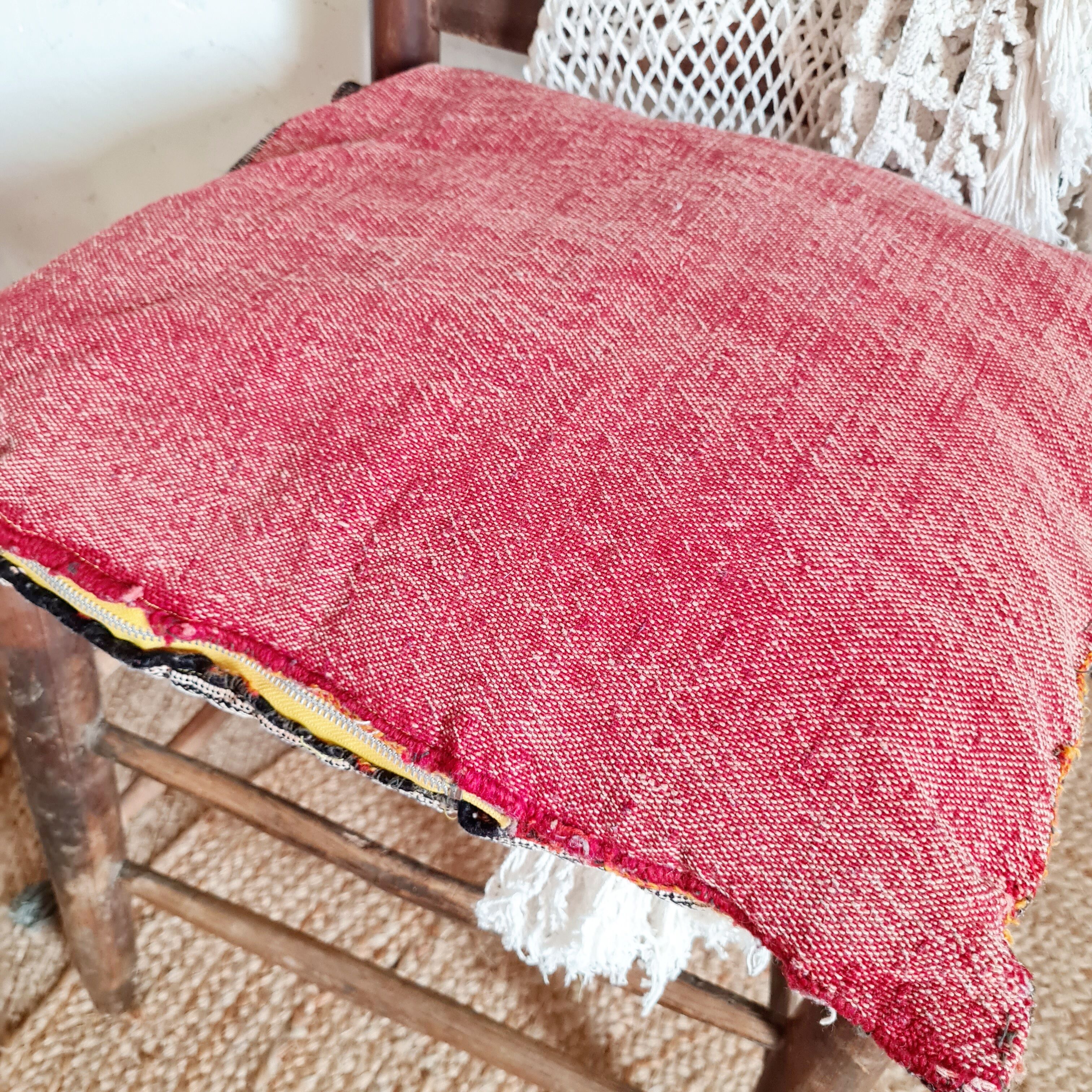 Old kilim cushion