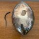 Old CHRISTOFLE Lino Sabattini Leaf Shaped Silver Metal Empty Pocket #C