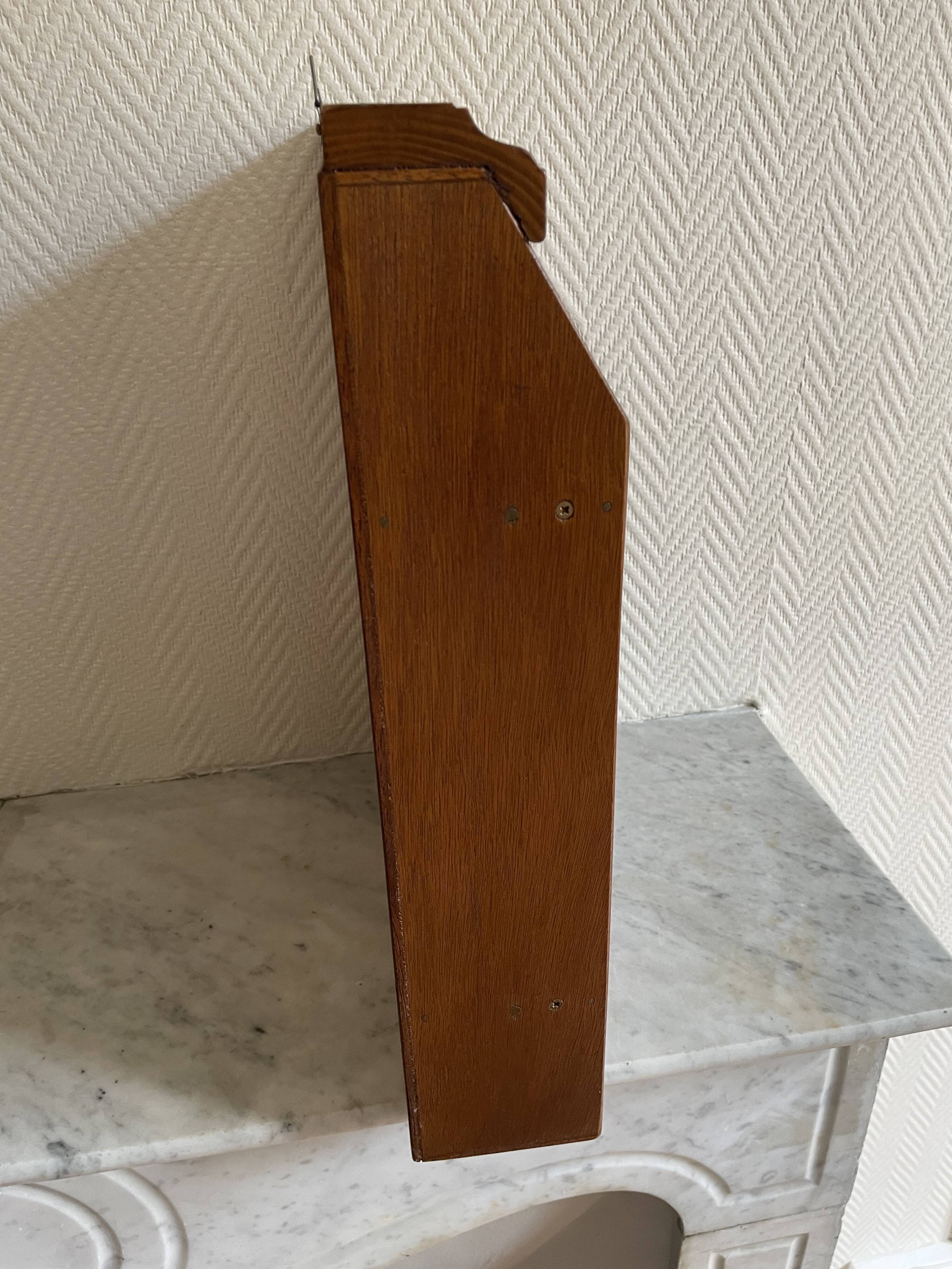Mid-century wooden wall shelf
