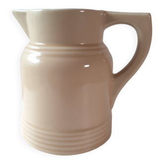 Pitcher in cream color