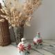 Y. Ginther porcelain jar and toilet jar