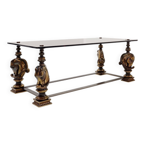 Table basse cheval dans - 1970s