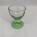 Series of 6 uraline digestive glasses