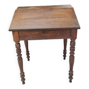 Bureau pupitre en chêne XIX ème