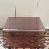 smoked plexi coffee table