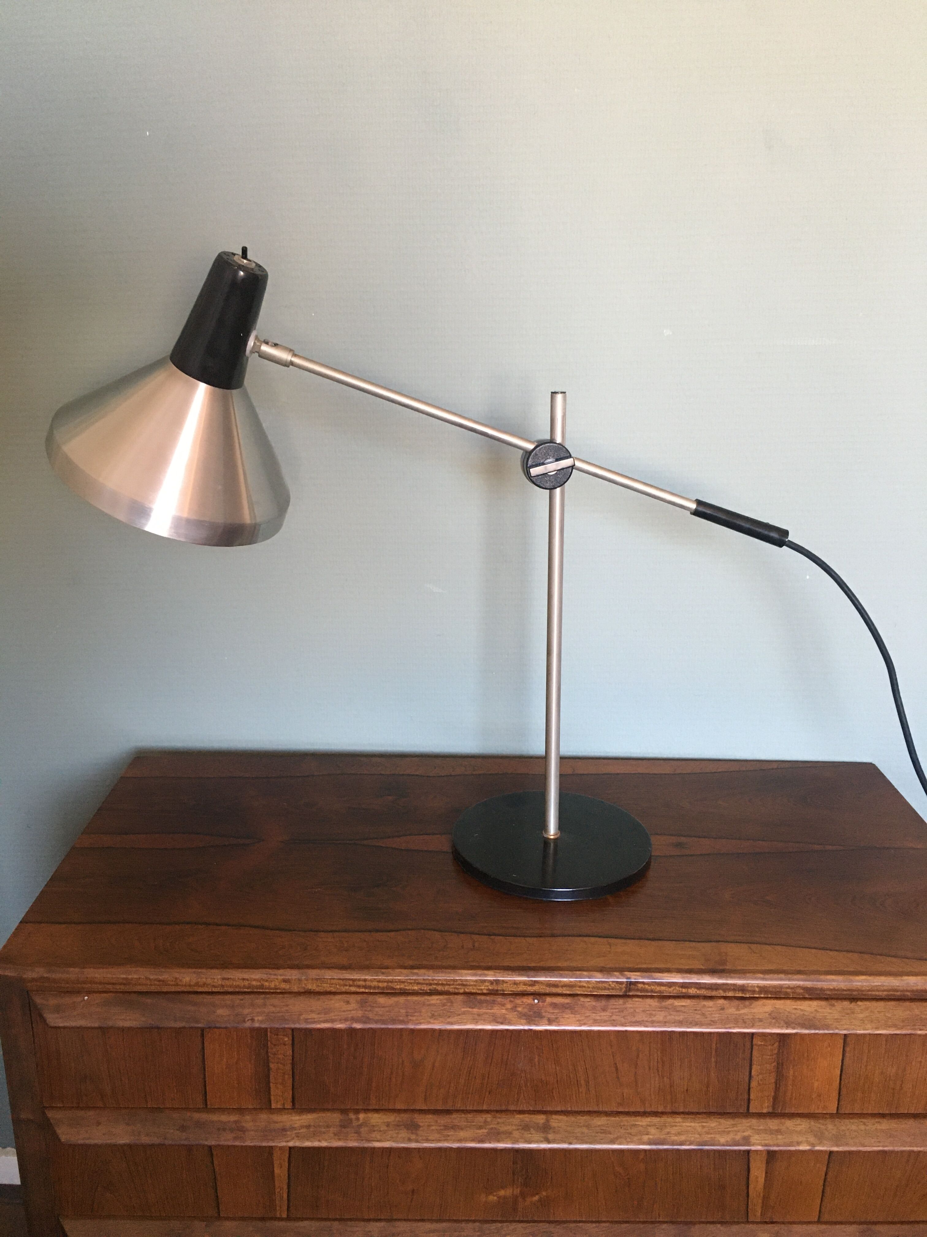 Lampe industrielle Hala du milieu du siècle