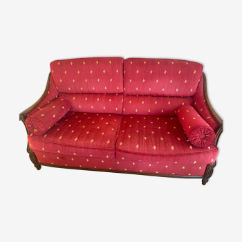 Upholsterer sofa 3 seats Rivet Lozano