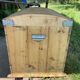 Raw wooden chest with a secret drawer
