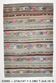 5x7 Gray & Green Pinstriped Turkish Kilim Rug, 147x218Cm