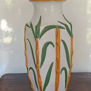 grand vase bambou signé Cartens Allemagne 1960