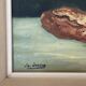 Nature morte, huile sur panneau signée