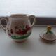 Faience sweetening St Clément France - Rooster decoration