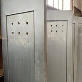 XXL workshop locker with blue patina