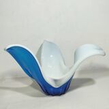 Centro de mesa de cristal de Murano. Italia, 1980s