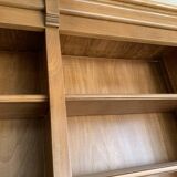 Library, solid wood wardrobe