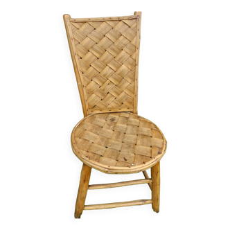 Vintage chestnut chair