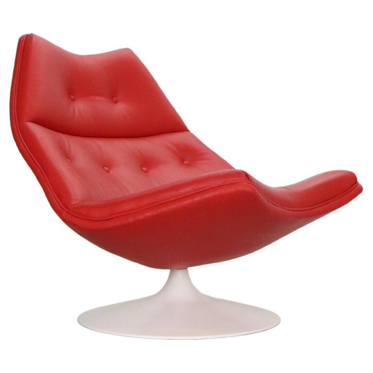 Fauteuil pivotant F511 de Geoffrey Harcourt pour Artifort, années 1960, Pays-Bas