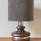 Ceramic lamp with aluminum rim 70s