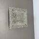 Large organic Hollywood Regency Ice Glass Wall Light Made by Kalmar Lights