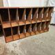 Meuble casier en bois 1960