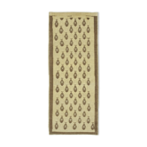 Tapis beige turc tissé à la main 88 cm x 215 cm