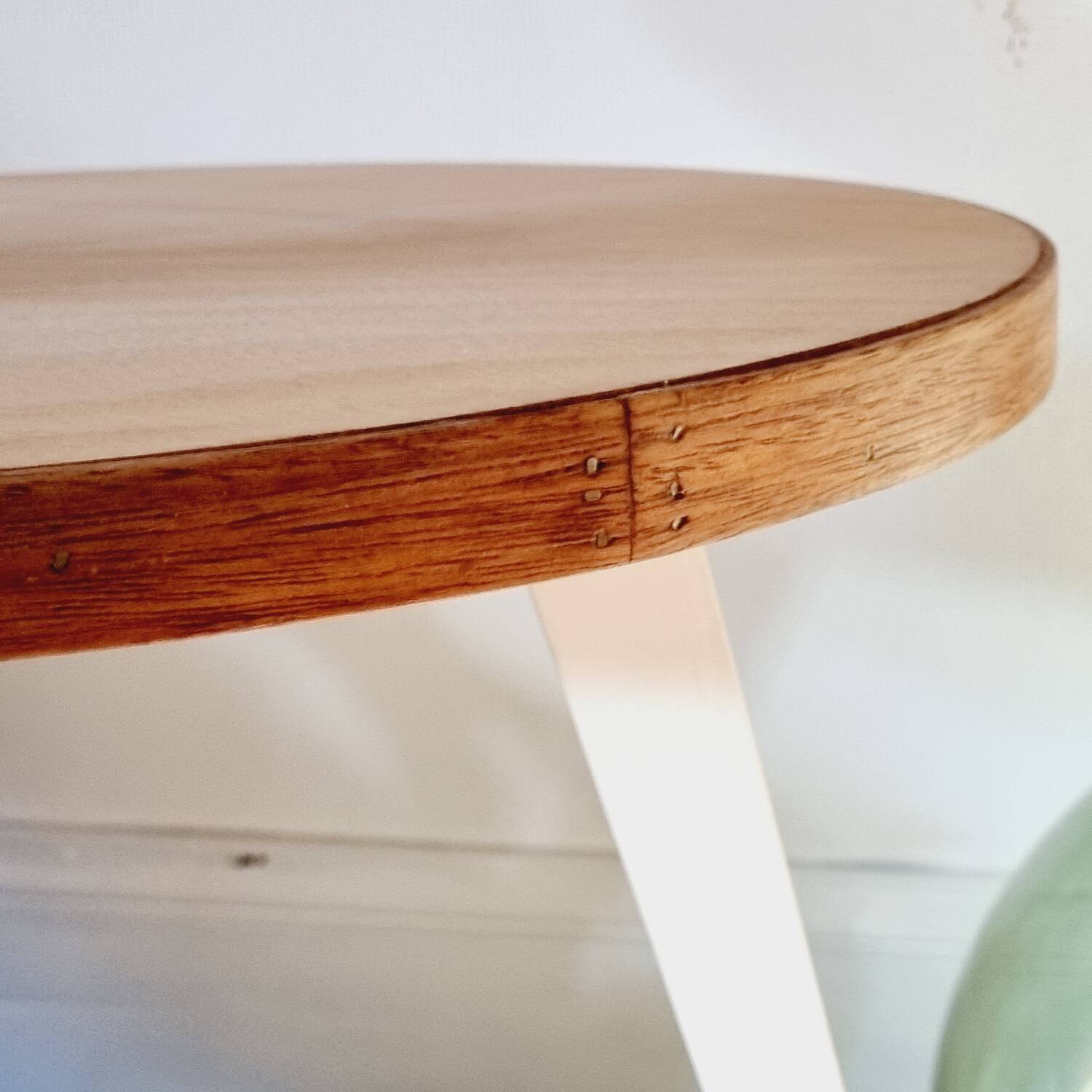 Wooden tripod side table