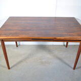 Extendable rosewood dining table year 60