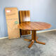 Extendable dining table by Mikael Laursen, solid teak, 1960s