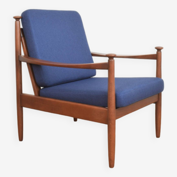 Fauteuil lounge danois du milieu du siècle, années 1960.