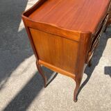Paire de tables de chevet AMEUBLEMENT NF à 3 tiroirs style Louis XV