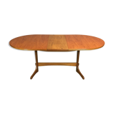 Scandinavian-inspired blond oak table