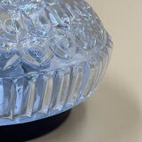 Vintage relief-moulded glass ceiling light