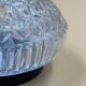 Vintage relief-moulded glass ceiling light