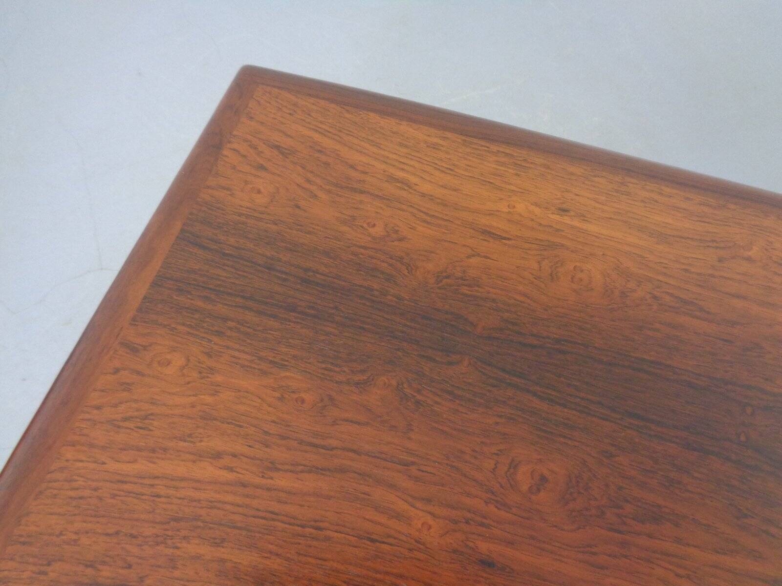 Rosewood coffee table by Grete Jalk for Glostrup, Denmark, 1960s.