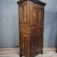 Standing man in Louis XIII style, made of solid oak, from the 20th century.
