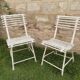 Chaises de jardin d'Arras